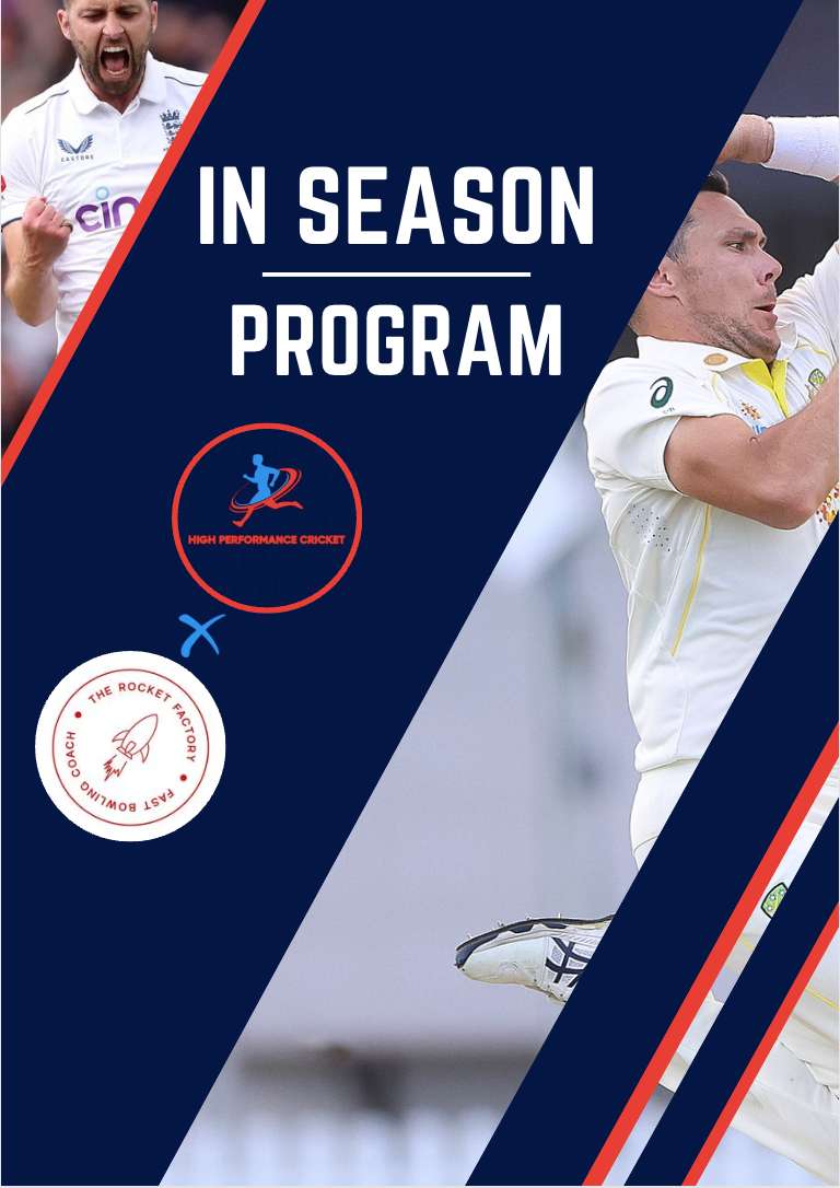 8 Week In Season Fast Bowling Gym Program 2023 Edition